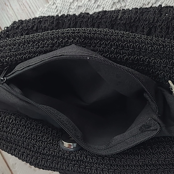 MINICCI BLACK CROCHET HANDBAG - Picture 9 of 14